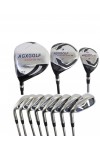 AGXGOLF Mens Left Hand Senior Flex Magnum XS-OS1 Complete Golf Set Graphite Woods+with SAME LENGTH Steel Irons+Putter ALL SIZES